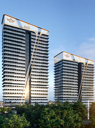 JainX Cyber City tower view at Knowledge Park 5