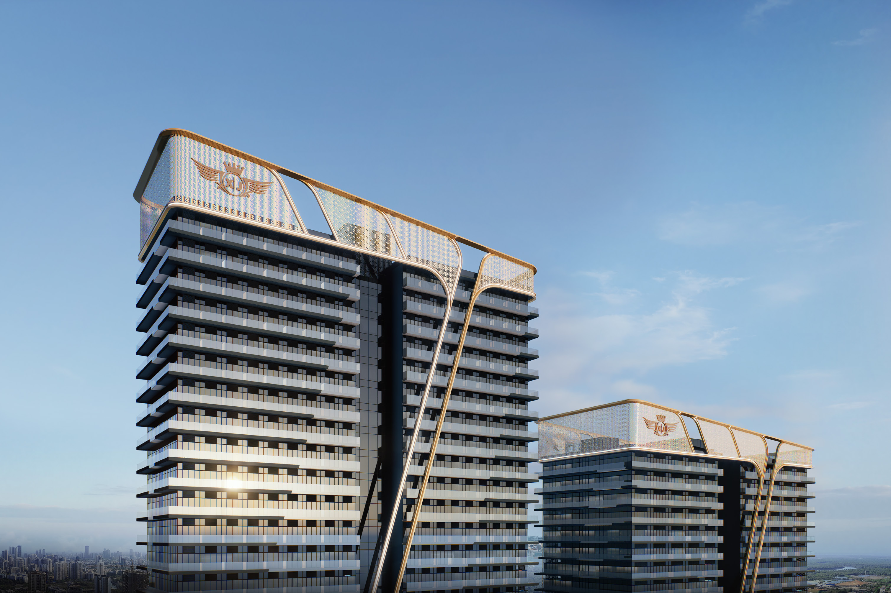 JainX Cyber City exterior towers Greater Noida